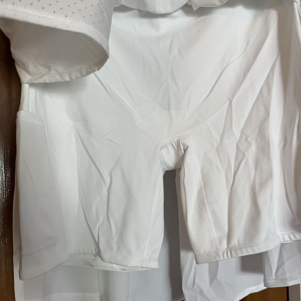 Spanx 1X Womens White Get Moving Skort With Inner Shorts - Picture 4 of 5